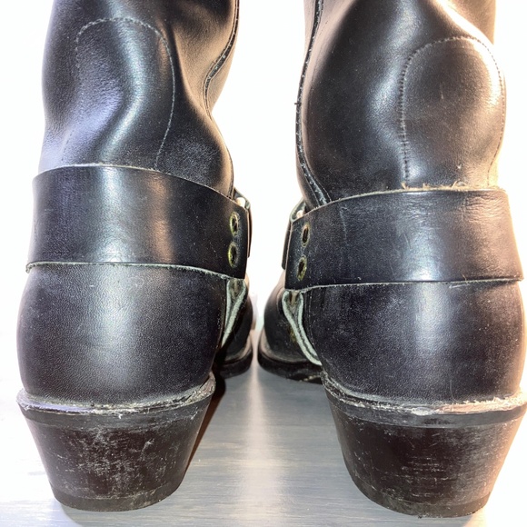 Double-H Women's Black Harness Motorcycle Boots - Picture 4 of 6